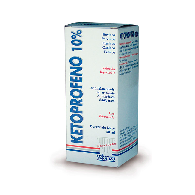 Ketoprofeno 10% es un analgésico, antiinflamatorio y antipirético no esteroidal inyectable.
