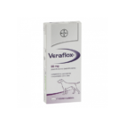 Veraflox 60mg x 7 Comprimidos es un antibiótico de la familia de las Fluoroquinolonas en comprimidos ranurados para uso en perros.