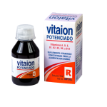 Vitaion Potenciado 100 mL es un Suplemento polivitamínico de administración oral, que combina las Vitaminas del Complejo B con las vitaminas A, D y E.D y E.