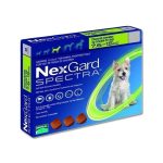 Nexgard Spectra 7.6 – 15kg antiparasitario interno y externo masticable para perro