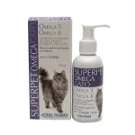 Superpet Omega Gato 125ml es una mezcla de aceites de origen natural y vitamina E, especialmente formulada para la mantención de la salud de su gato