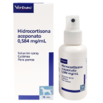 Hidrocortisona Aceponato es un antiinflamatorio esteroidal tópico en solución spray para el tratamiento sintomático de dermatitis inflamatorias y pruriginosas