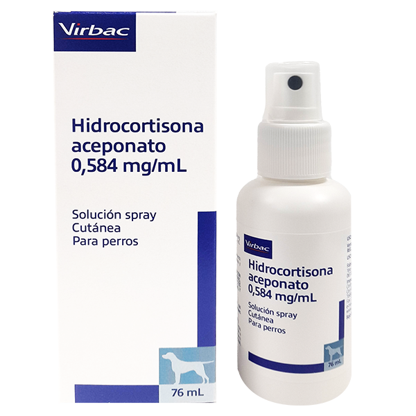 Hidrocortisona Aceponato es un antiinflamatorio esteroidal tópico en solución spray para el tratamiento sintomático de dermatitis inflamatorias y pruriginosas