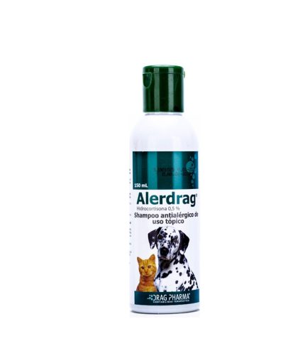 Alerdrag Shampoo 150 mL es un antialérgico de uso tópico indicado para tratamiento de los síntomas de dermatitis alérgica, tales como prurito e inflamación